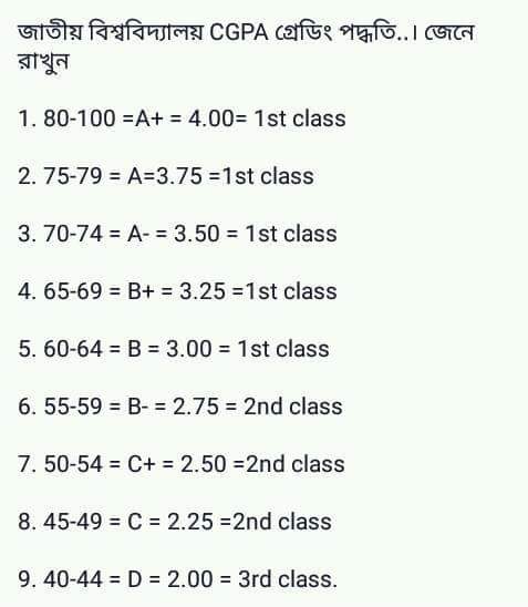 nu-grading-system